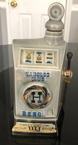 Vintage Harold's Club Reno Bourbon Decanter - Dallas Drinking Society