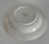 Set of 3 Vintage Gold Rim Mikasa Charisma Pattern Black 8.5" Soup Bowls - Dallas Drinking Society