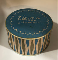 Vintage Velvetouch Deodorant Bath Powder Cardboard Container - Dallas Drinking Society