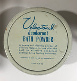 Vintage Velvetouch Deodorant Bath Powder Cardboard Container - Dallas Drinking Society