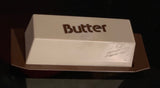 Vintage Dawn Beige and Brown Plastic Butter Dish