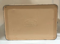 Vintage Ransburg Beige Rectangular Metal Canister Set of 3 - Dallas Drinking Society
