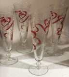 Set of 4 Vintage Libbey International Beer Pilsner Glasses - Dallas Drinking Society