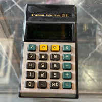 Vintage Canon Palmtronic LD-81 Calculator (uses AA batteries)
