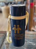 Vintage Blue Mesquite (Texas) Community Hospital Thermos with Strap