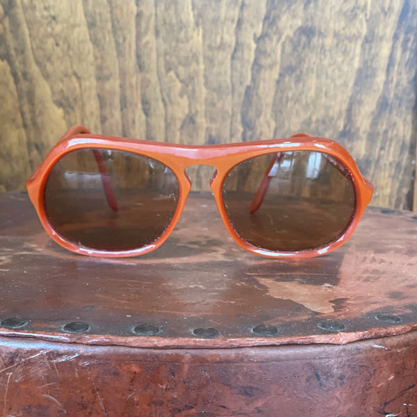 Vintage ROLEX 202 Burnt Orange Sunglasses - Extremely Rare!