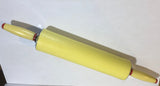 Vintage Yellow and Red Melamine Rolling Pin - Dallas Drinking Society