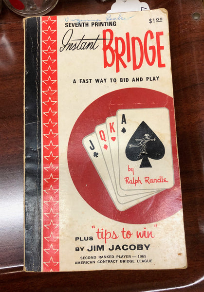 Vintage 1965 Instant Bridge "Tips to Win: Paperback Book - Dallas Drinking Society