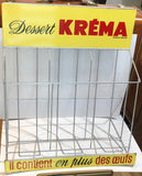 Vintage French Dessert Krema Metal Candy Display - Dallas Drinking Society