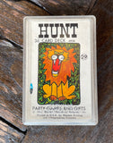 Vintage 1966 "Hunt" Western Publishing Game Playing Cards