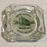 Vintage Reno Nevada Fitzgerald's Hotel and Casino Glass Ashtray - Dallas Drinking Society